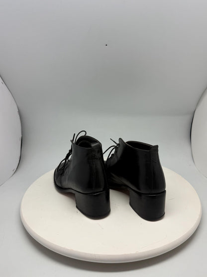 Vintage Black Leather Ankle Boots for Kids — additional view 6
