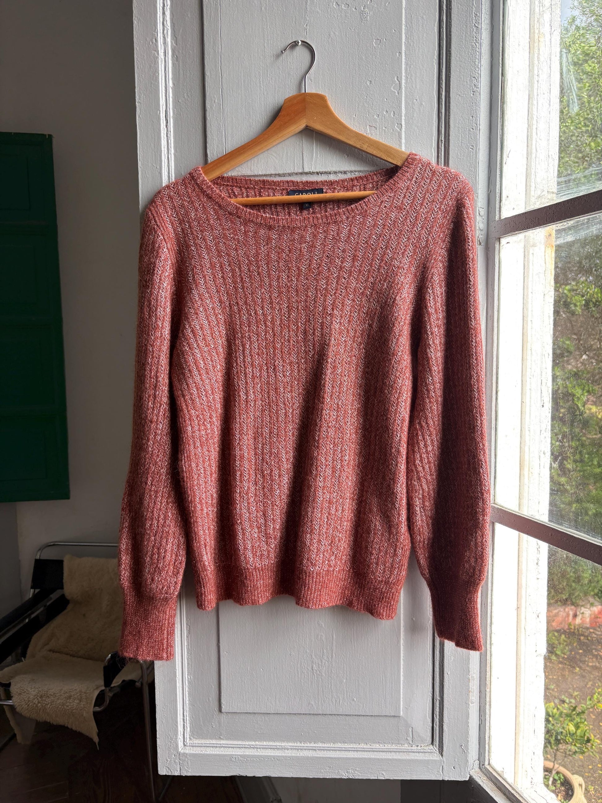 Caroll Paris Pink Wool Blend Jumper — additional view 9