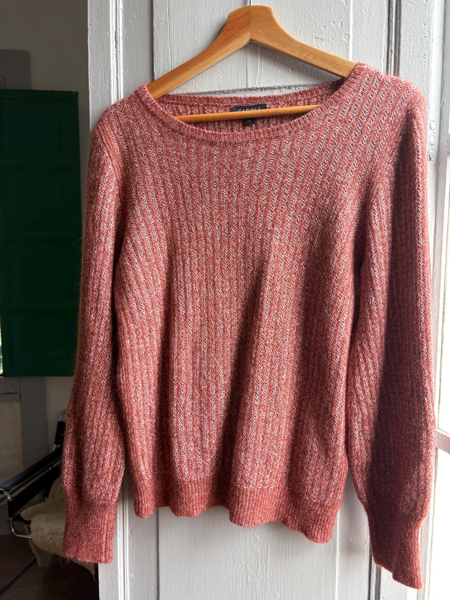 Caroll Paris Pink Wool Blend Jumper — additional view 12