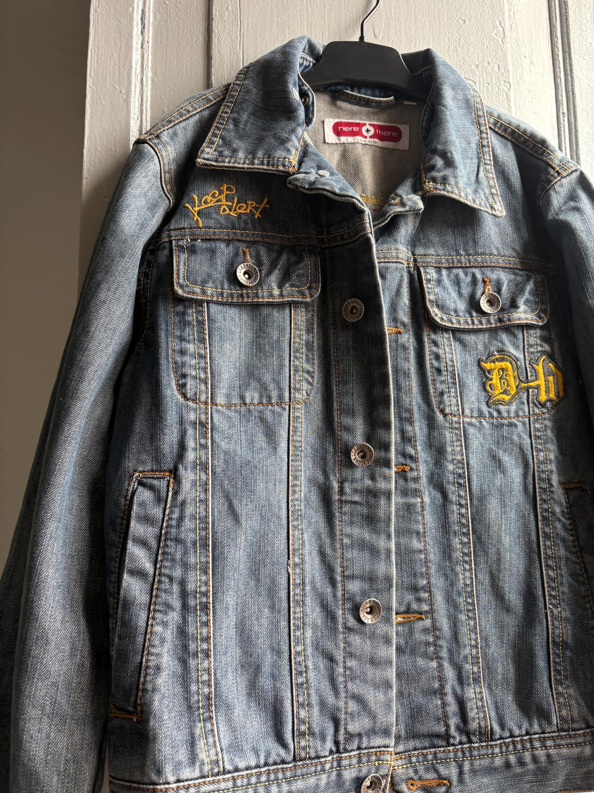Vintage 90s Blue Denim Kids Jacket — additional view 5