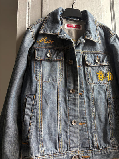 Vintage 90s Blue Denim Kids Jacket — additional view 5