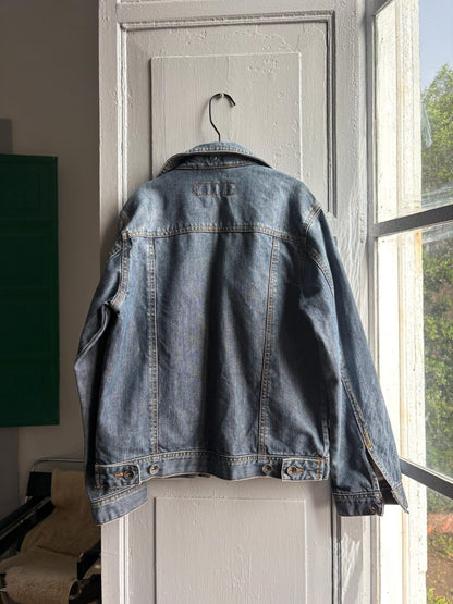 Vintage 90s Blue Denim Kids Jacket — additional view 12