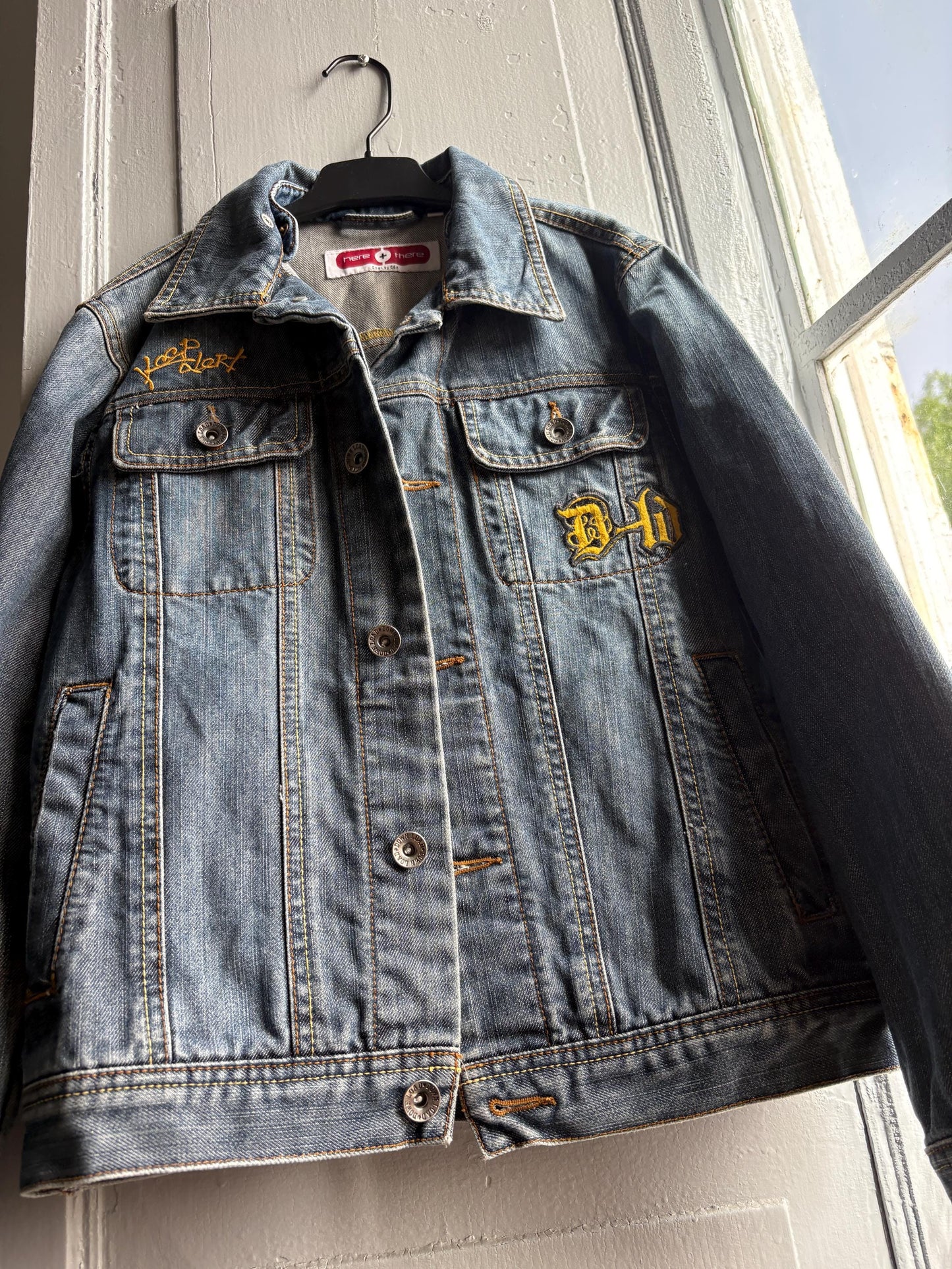 Vintage 90s Blue Denim Kids Jacket — additional view 10