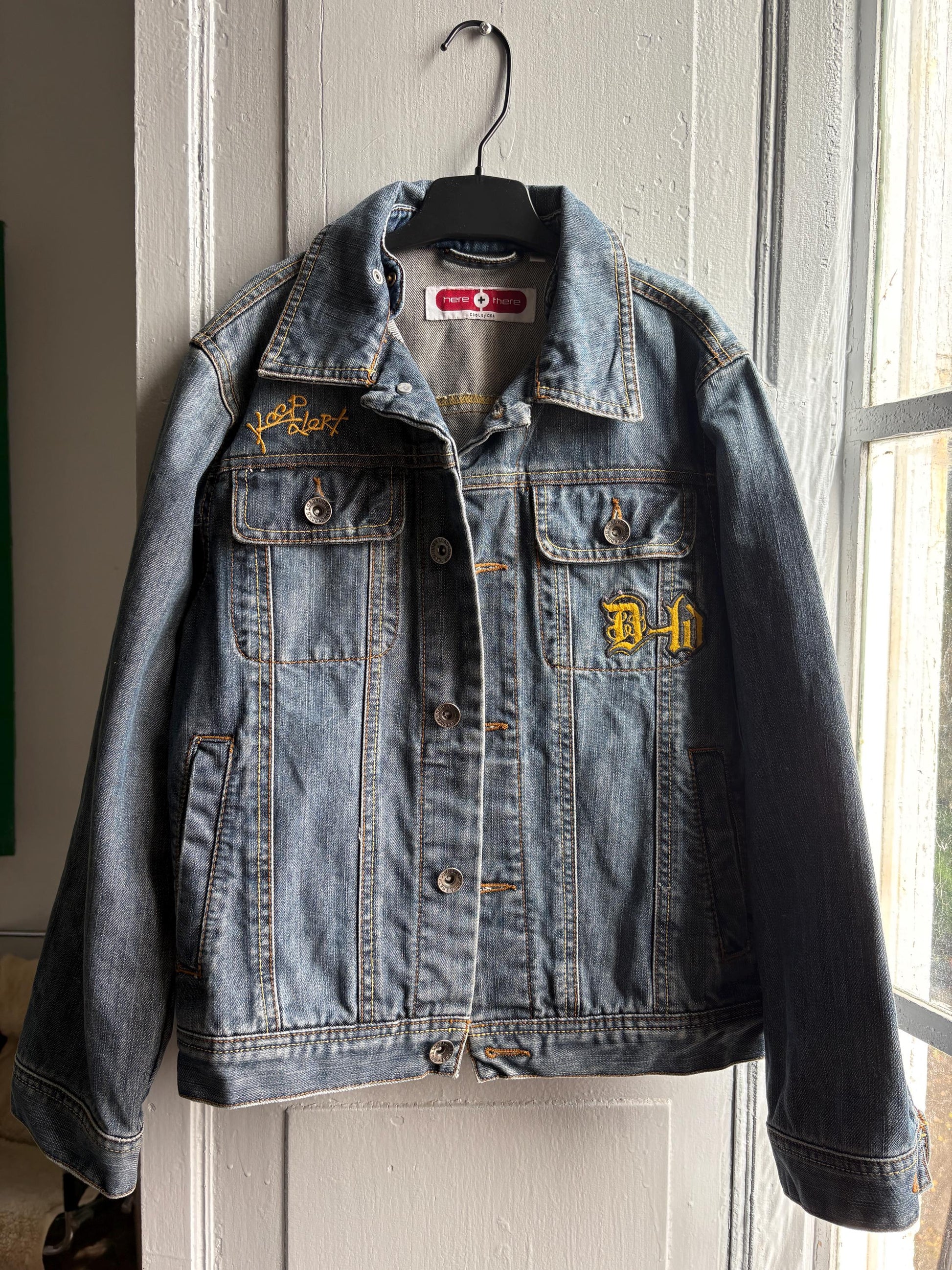 Vintage 90s Blue Denim Kids Jacket — additional view 6