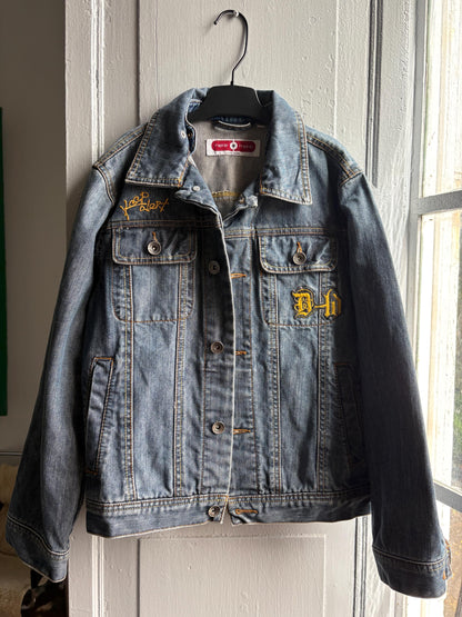 Vintage 90s Blue Denim Kids Jacket — additional view 6