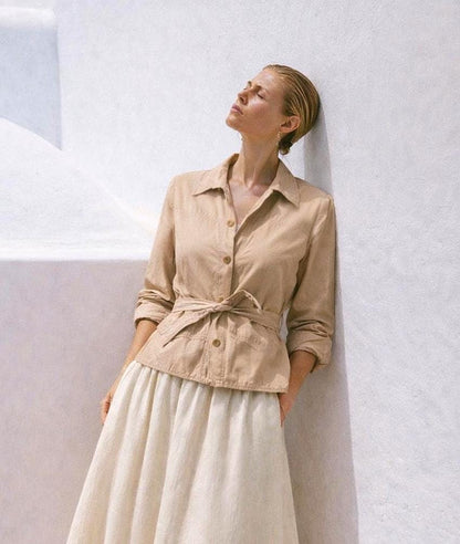 Vintage Beige Philosophy Blazer