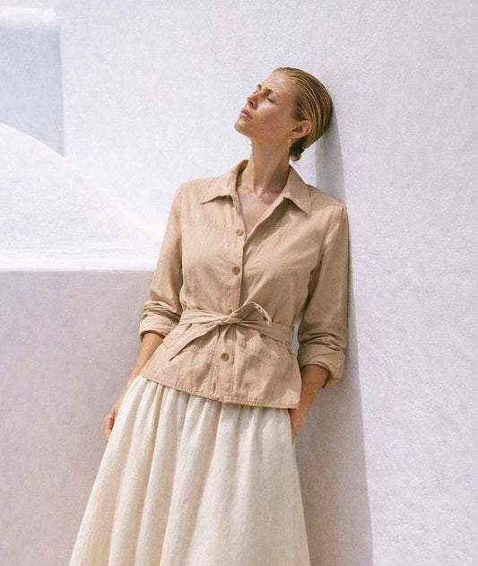Vintage Beige Philosophy Blazer