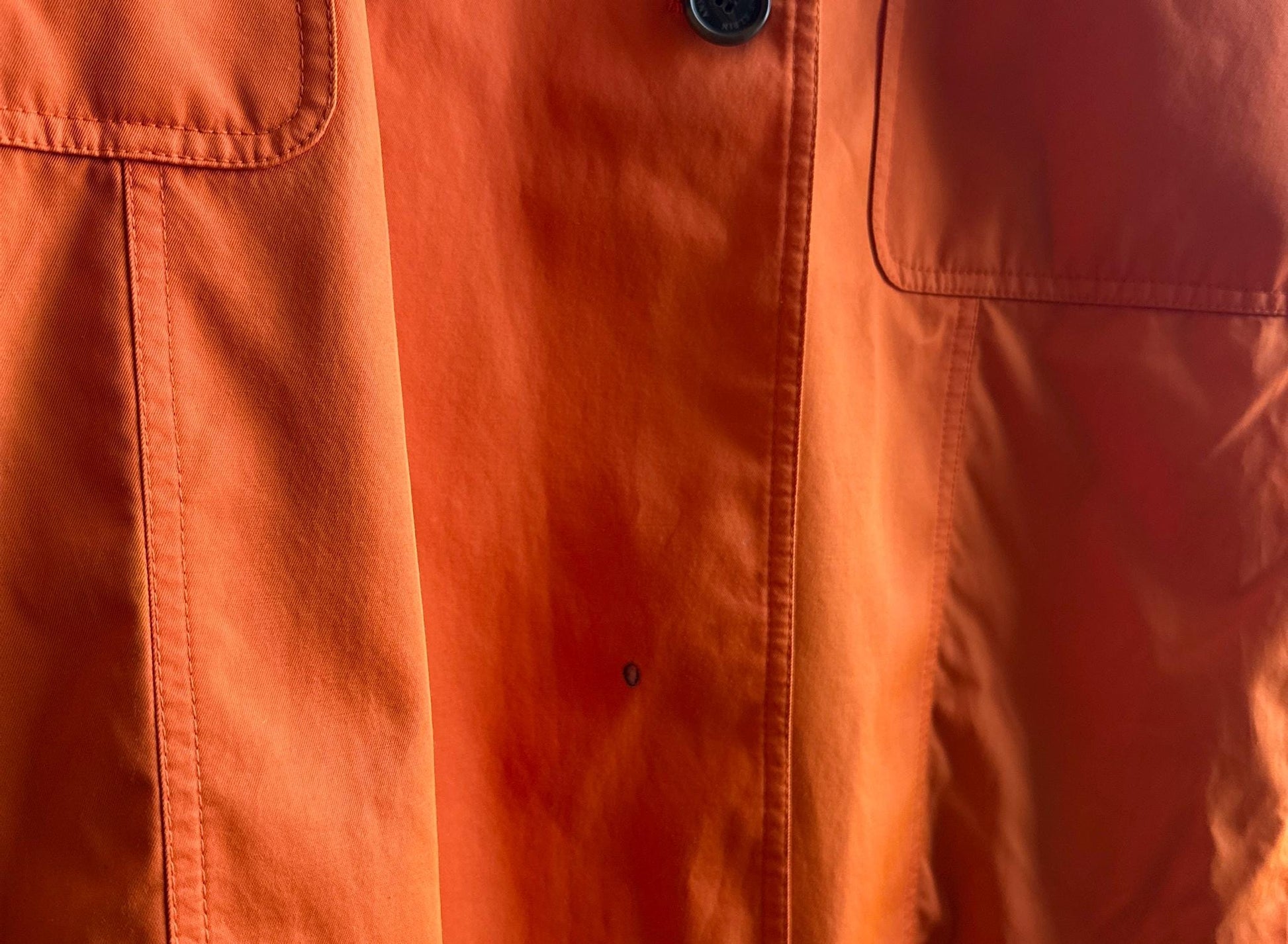 Orange Anne Klein Trench Coat — additional view 6