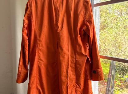 Orange Anne Klein Trench Coat — additional view 8