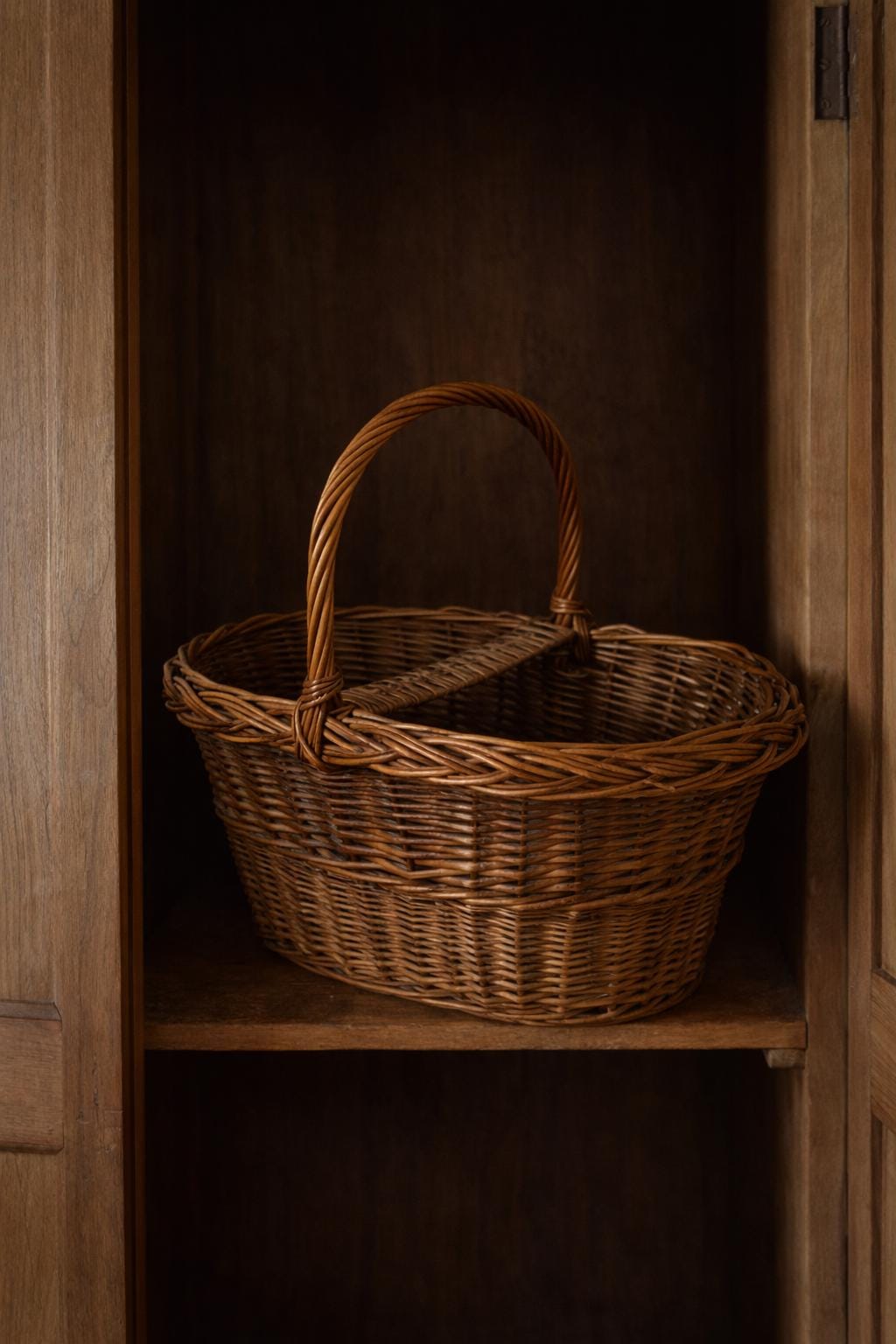 Natural Woven Rattan Basket