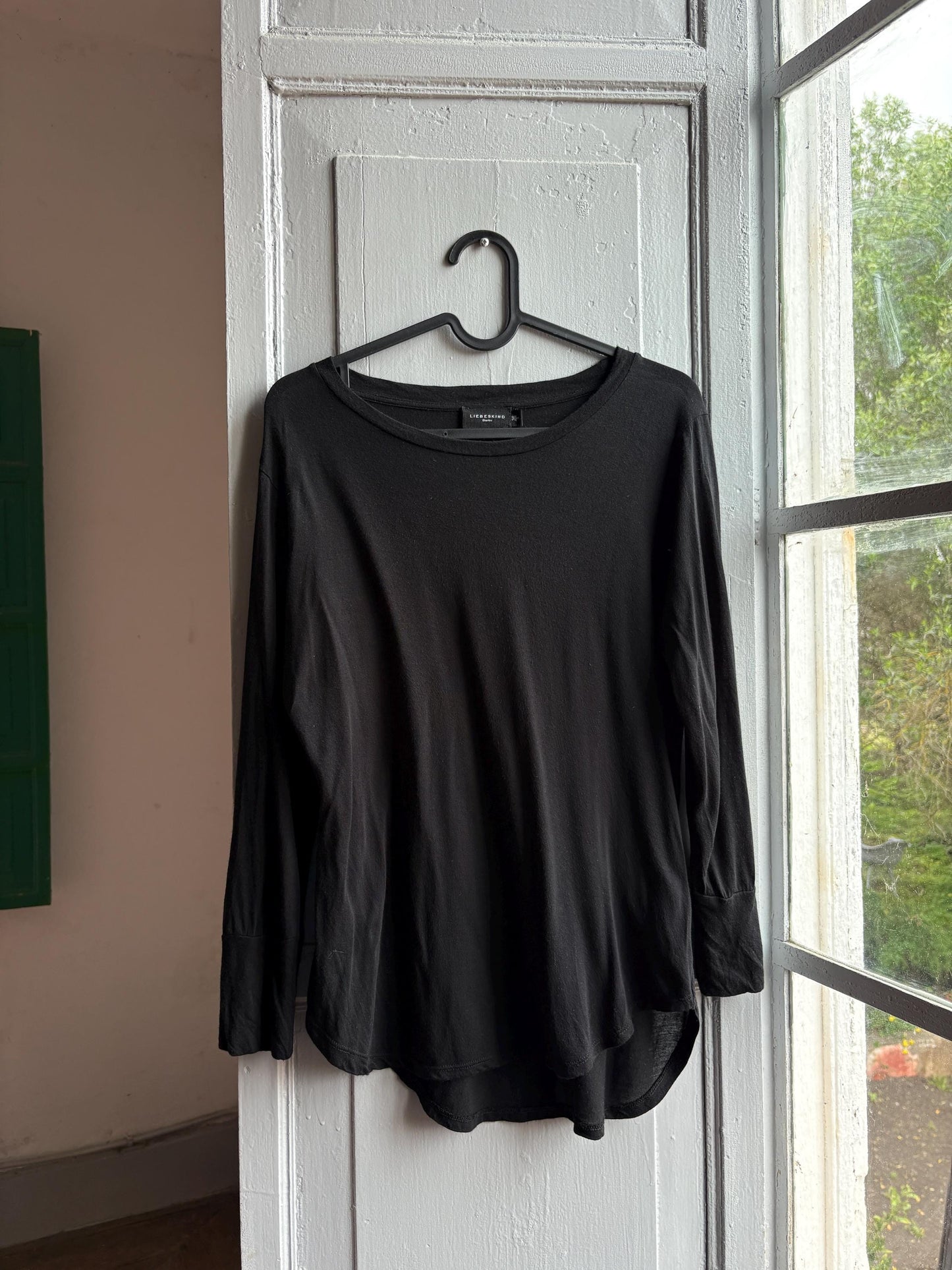 Liebeskind Black Micromodal Cashmere Top — additional view 6