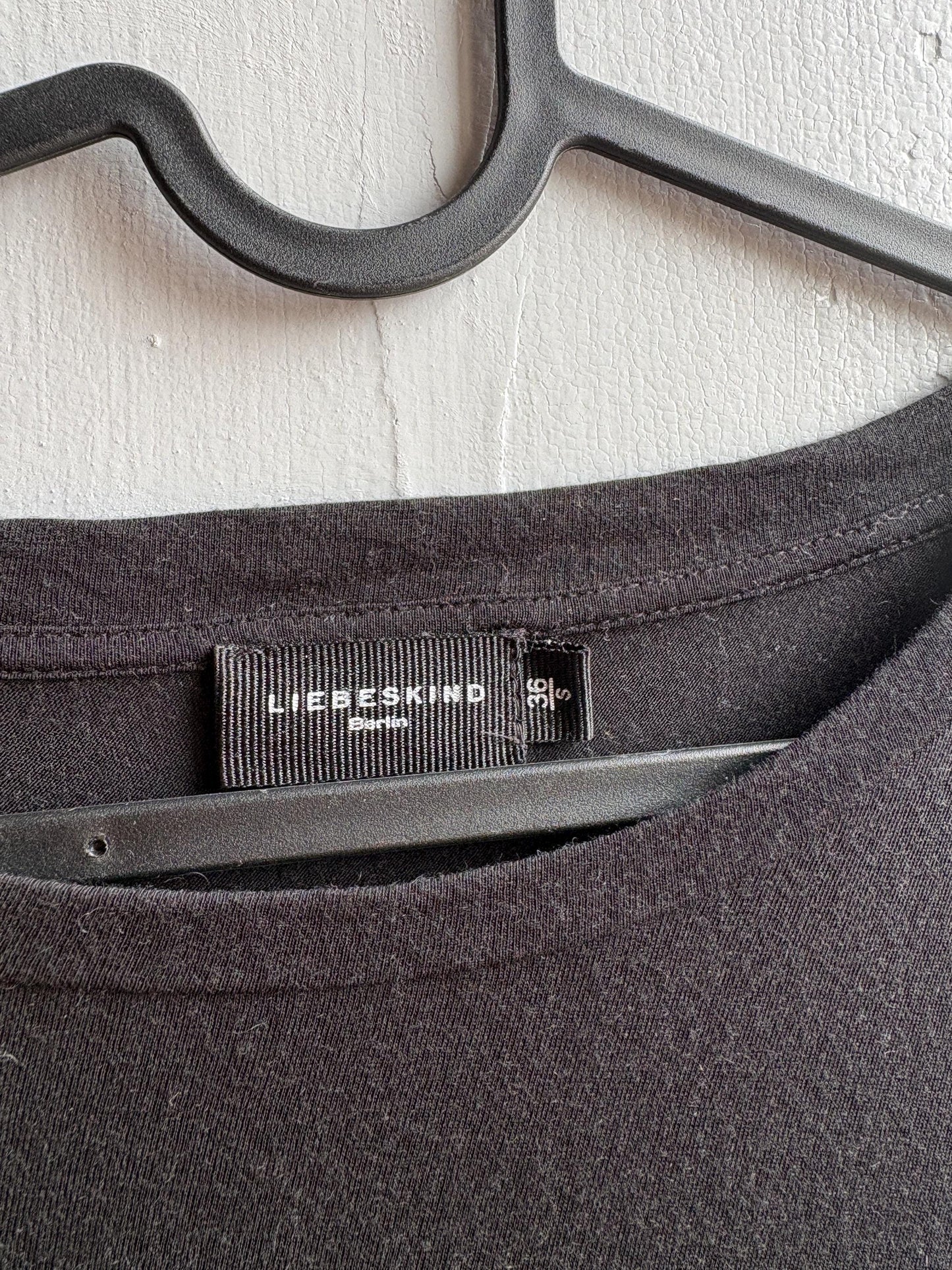 Liebeskind Black Micromodal Cashmere Top — additional view 5