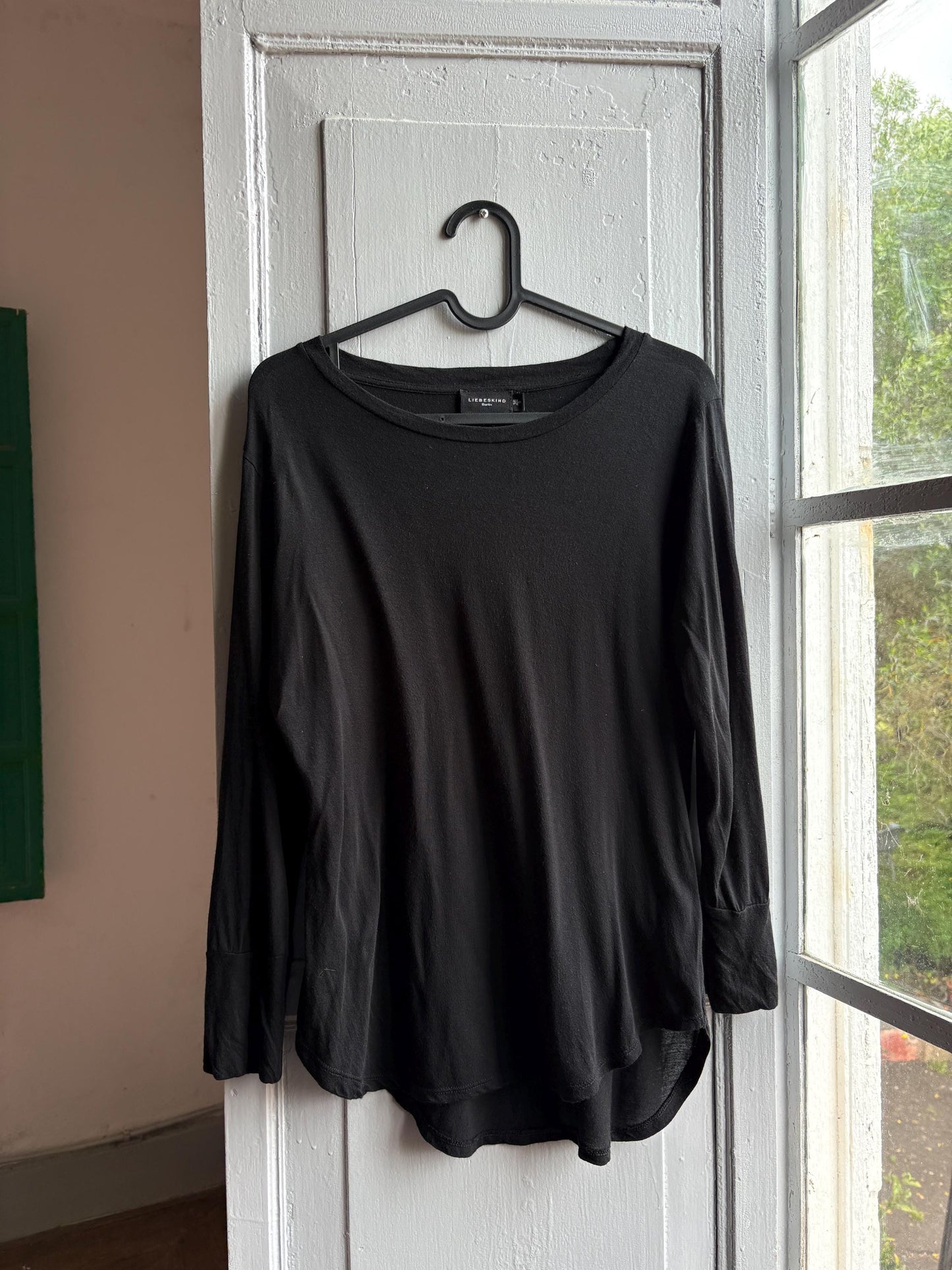 Liebeskind Black Micromodal Cashmere Top — additional view 9