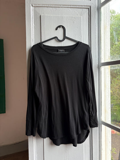 Liebeskind Black Micromodal Cashmere Top — additional view 9