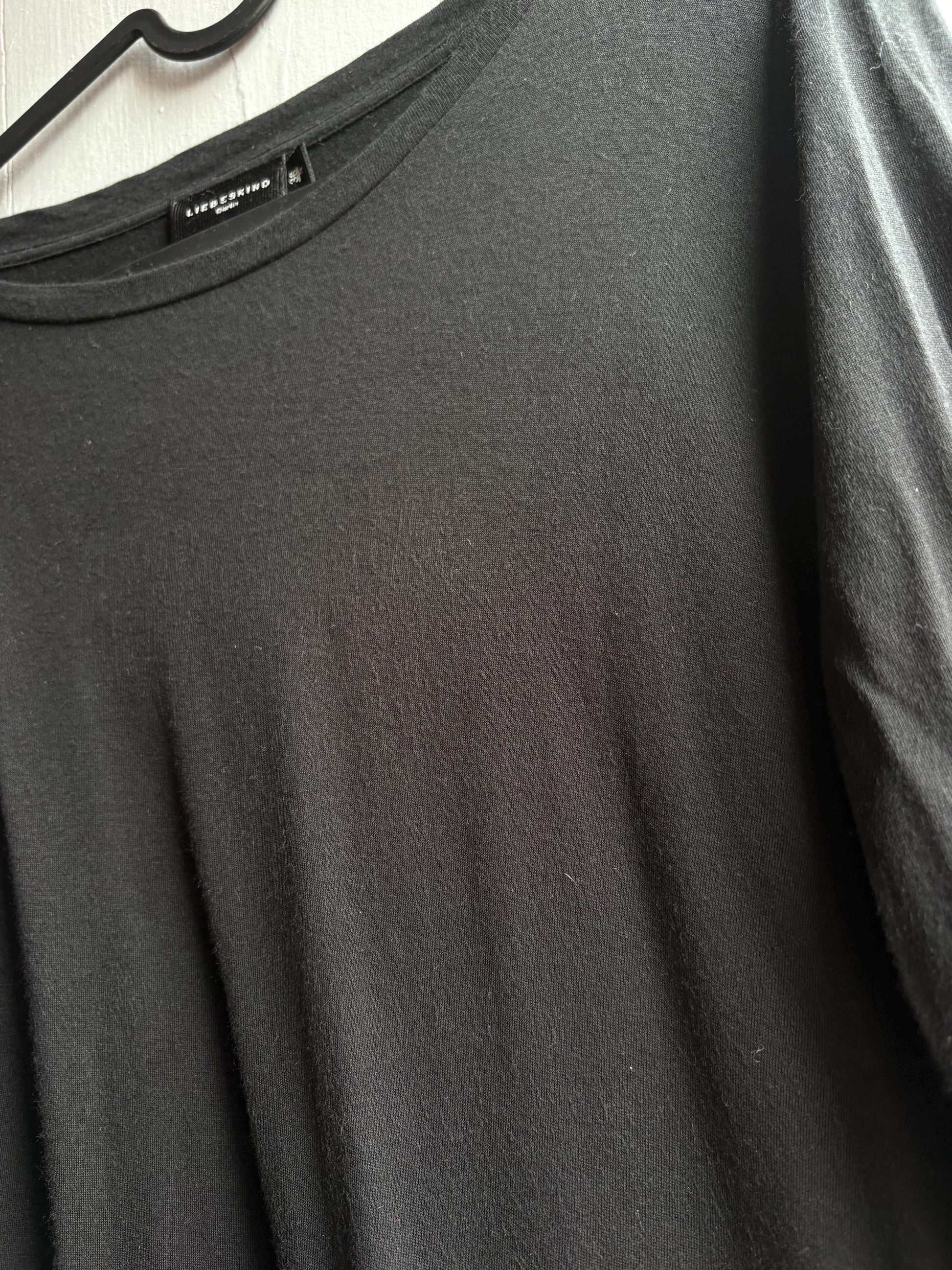 Liebeskind Black Micromodal Cashmere Top — additional view 10