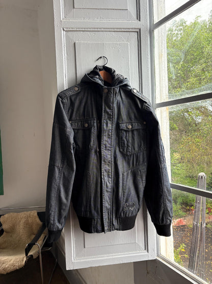 Dark Grey Hooded Men's Jacket — additional view 6