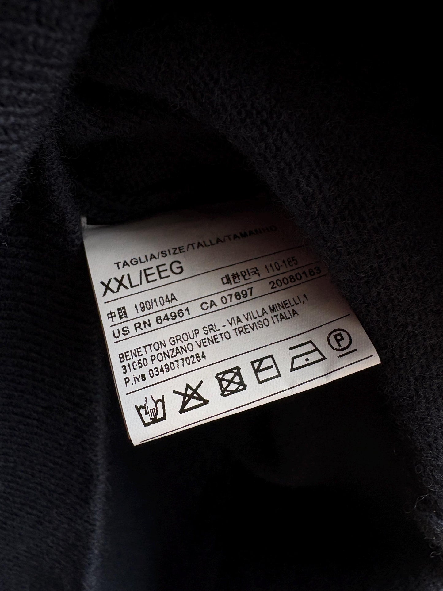 Navy Merino Wool Dark Academia Waistcoat — additional view 12