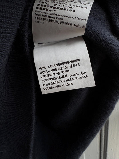 Navy Merino Wool Dark Academia Waistcoat — additional view 13