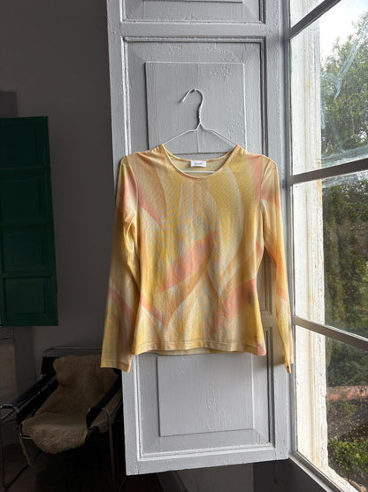 Laurèl Multicolored Sheer Net Top — additional view 12