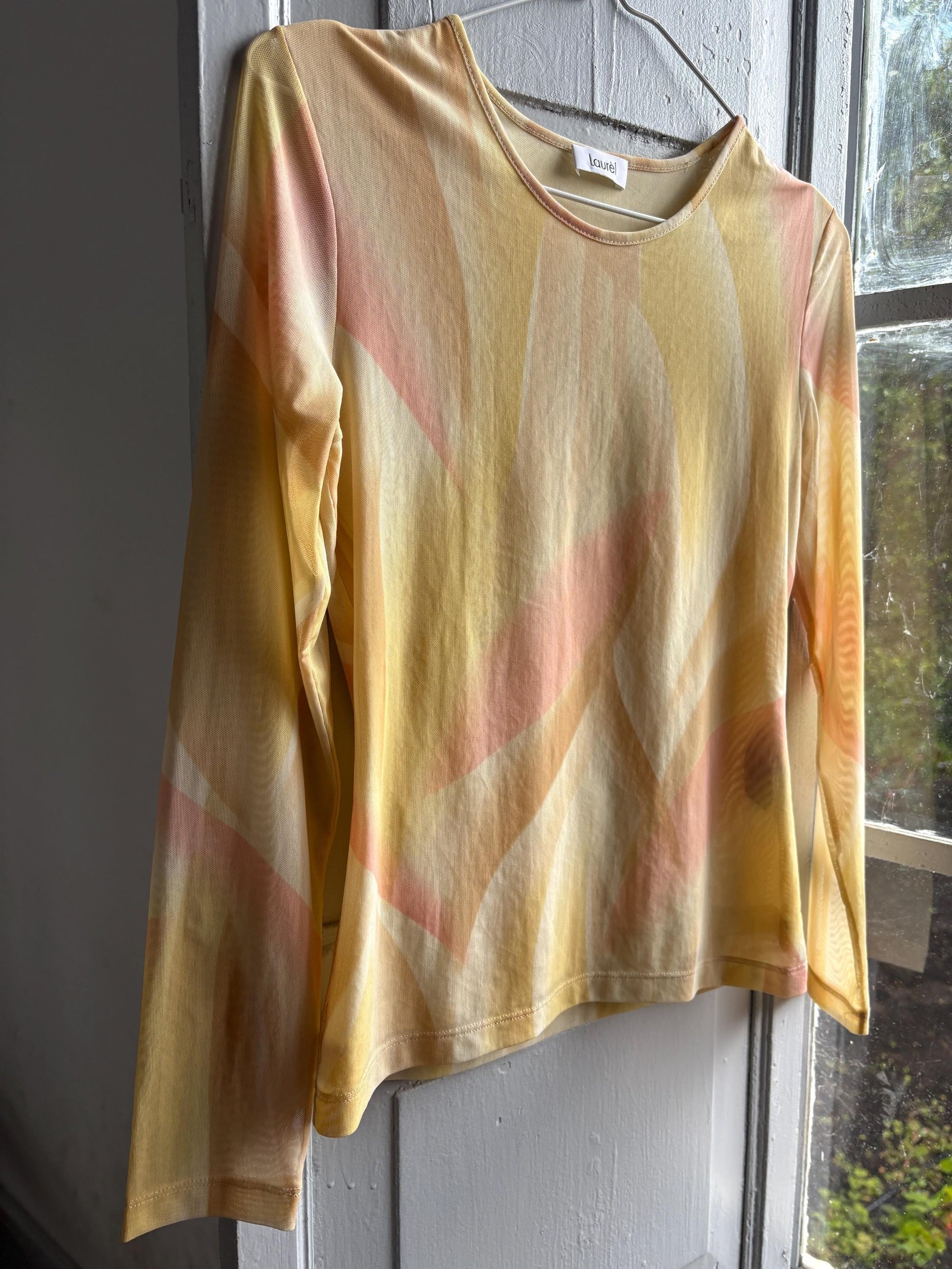 Laurèl Multicolored Sheer Net Top — additional view 8