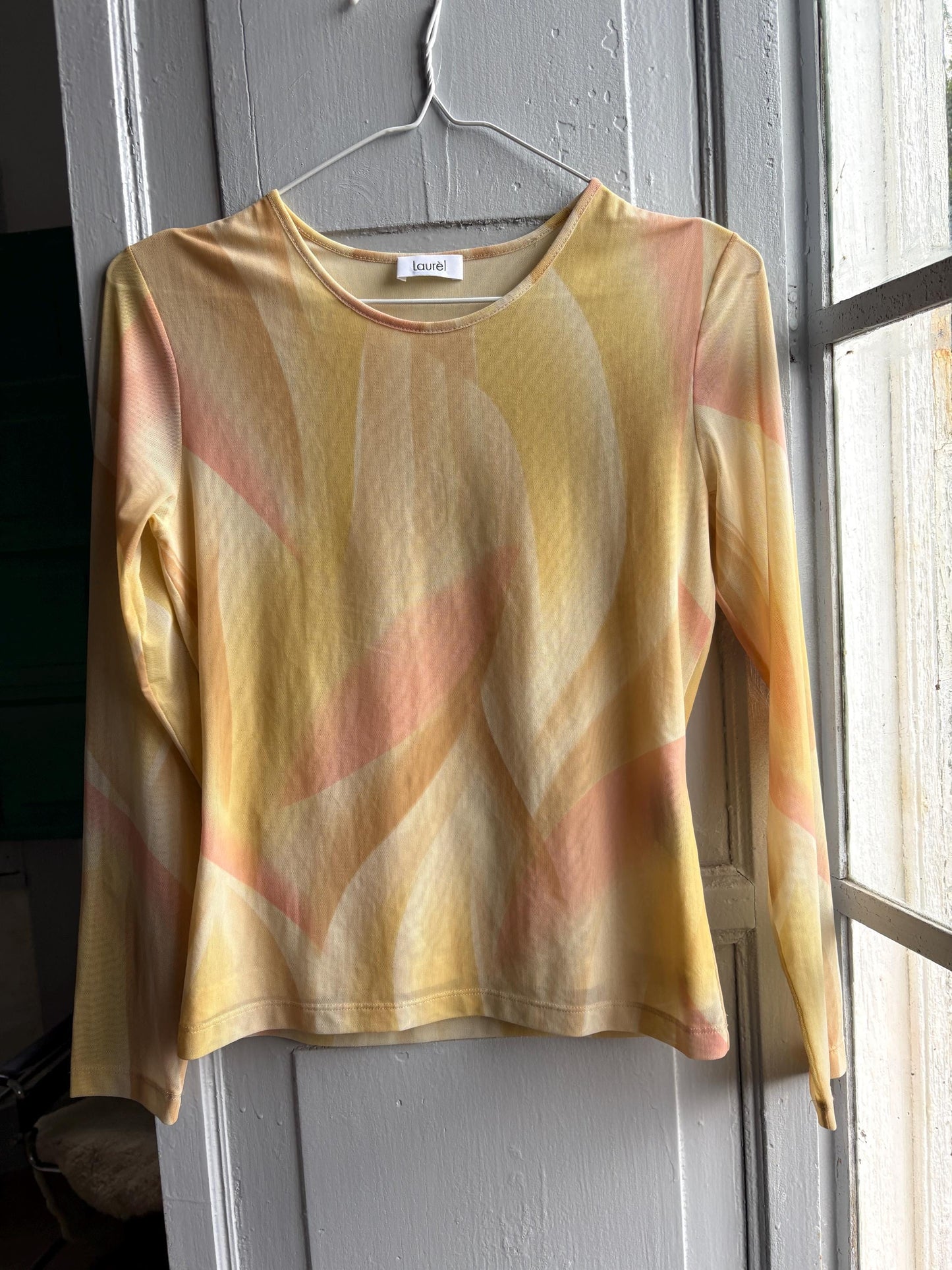 Laurèl Multicolored Sheer Net Top — additional view 6