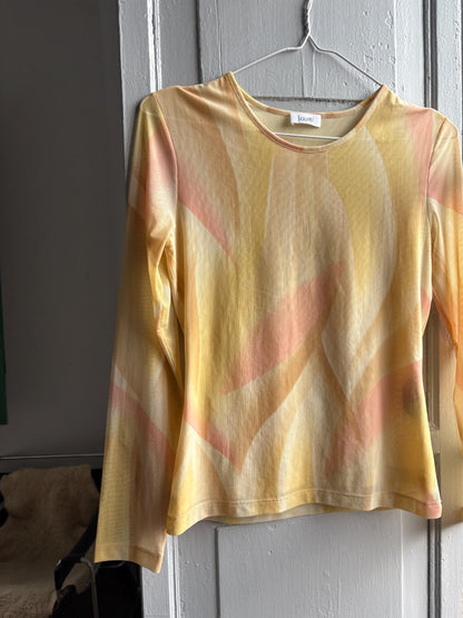 Laurèl Multicolored Sheer Net Top — additional view 10