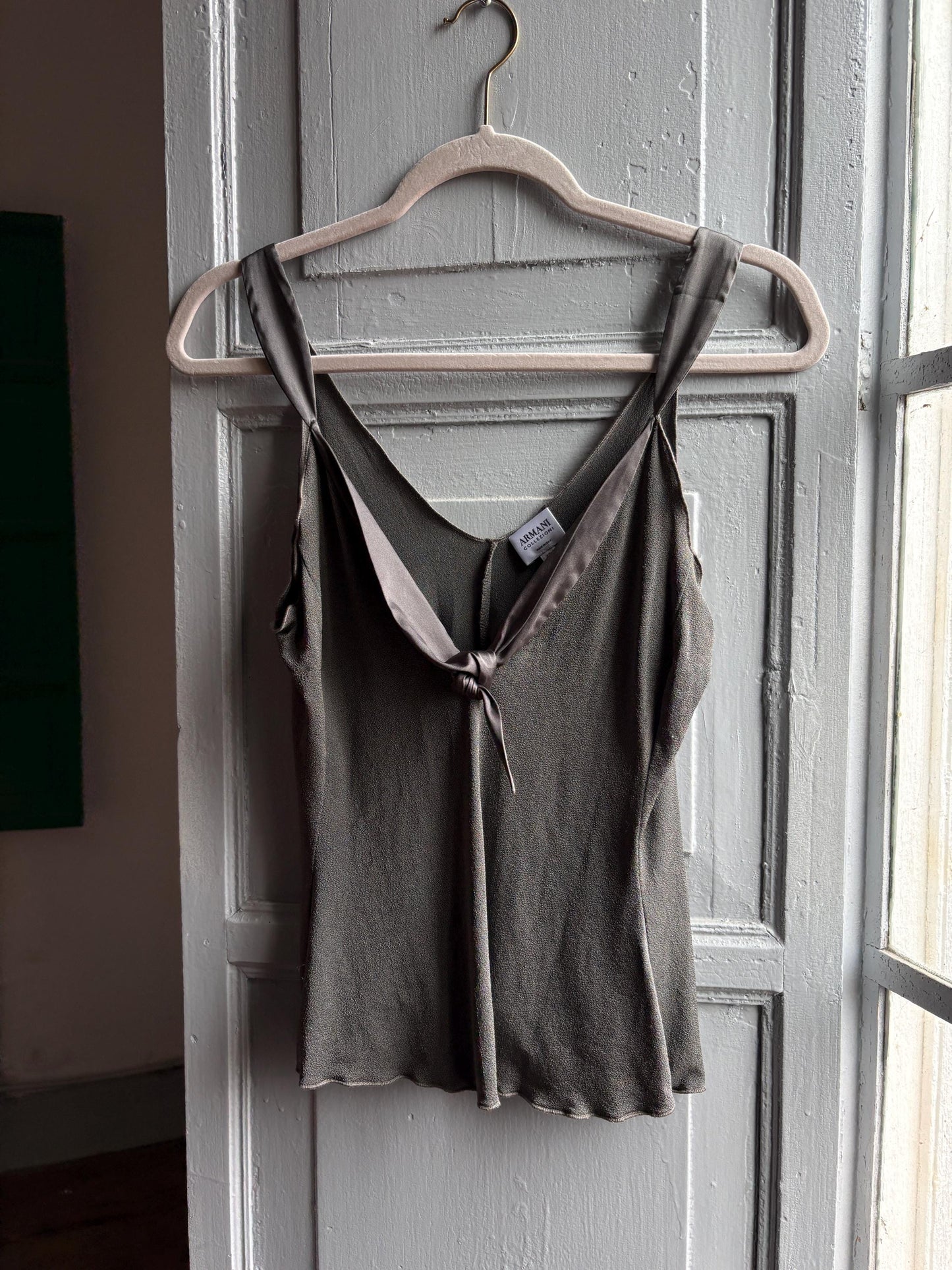 Charcoal Camisole With Tie Front — additional view 7