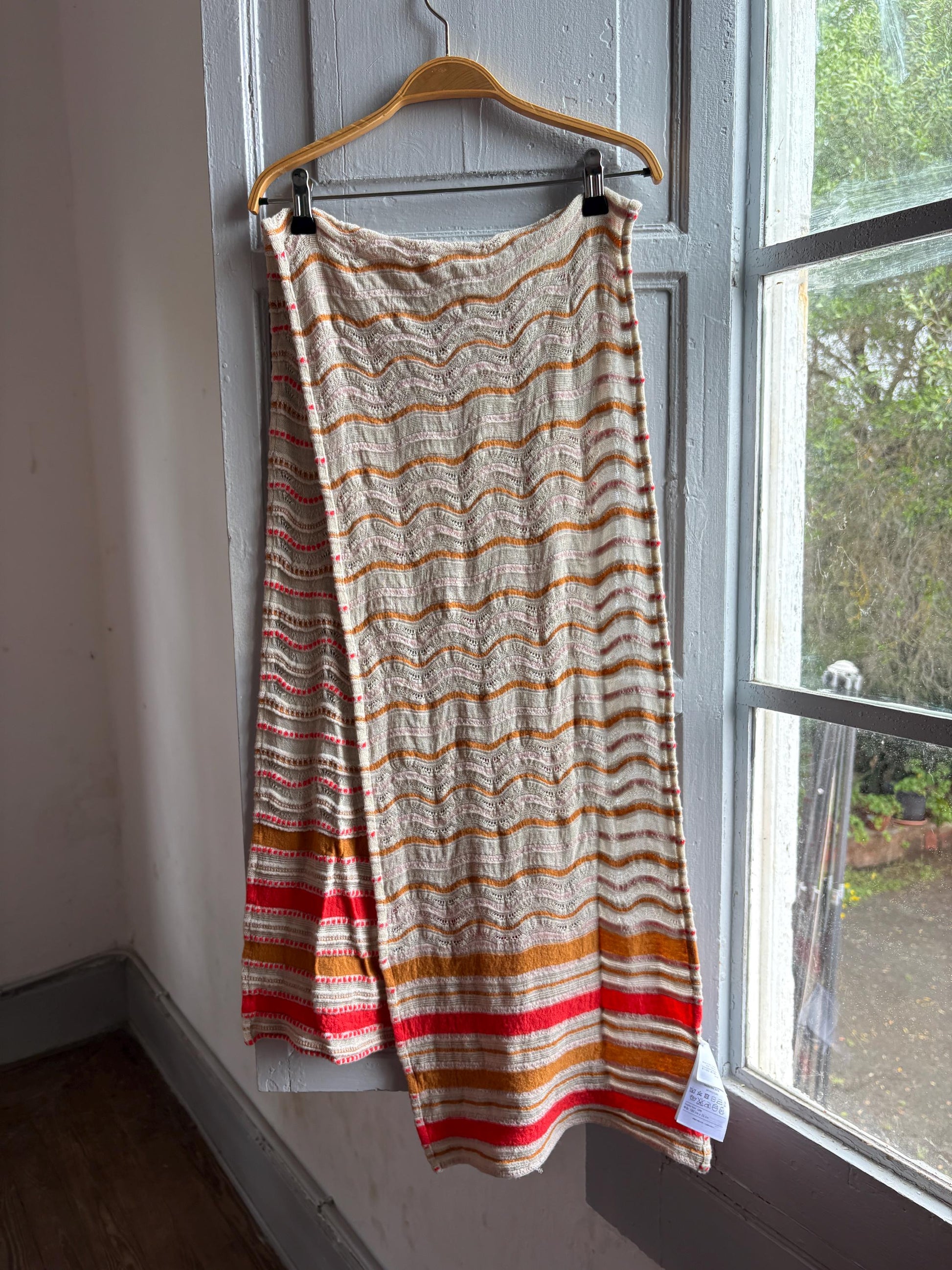 Vintage M Missoni Wool Blend Zigzag Scarf — additional view 6