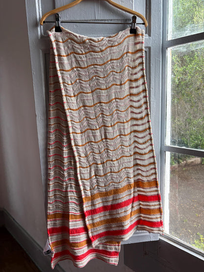 Vintage M Missoni Wool Blend Zigzag Scarf — additional view 9