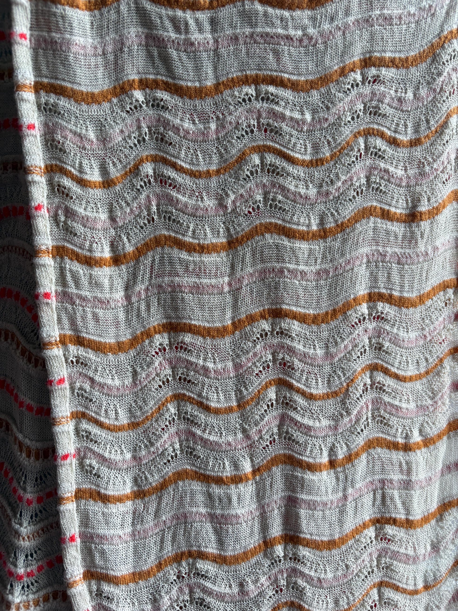 Vintage M Missoni Wool Blend Zigzag Scarf — additional view 13