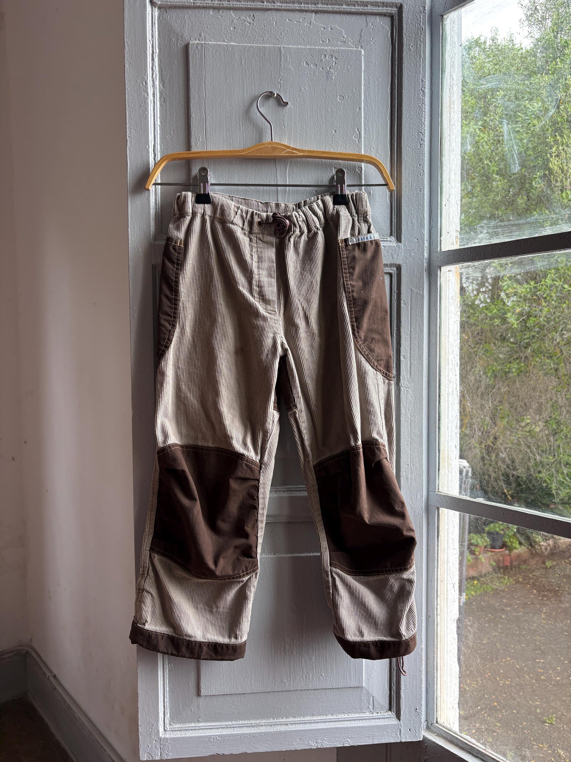 Beige Kids Trousers With Reinforced Knees — additional view 5