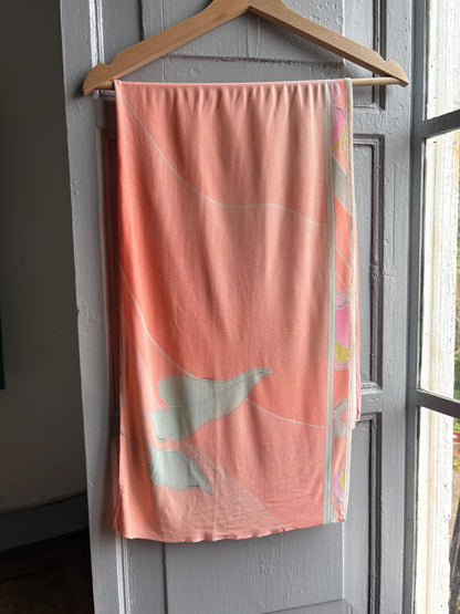 Vintage Leonard Paris Floral Scarf — additional view 7