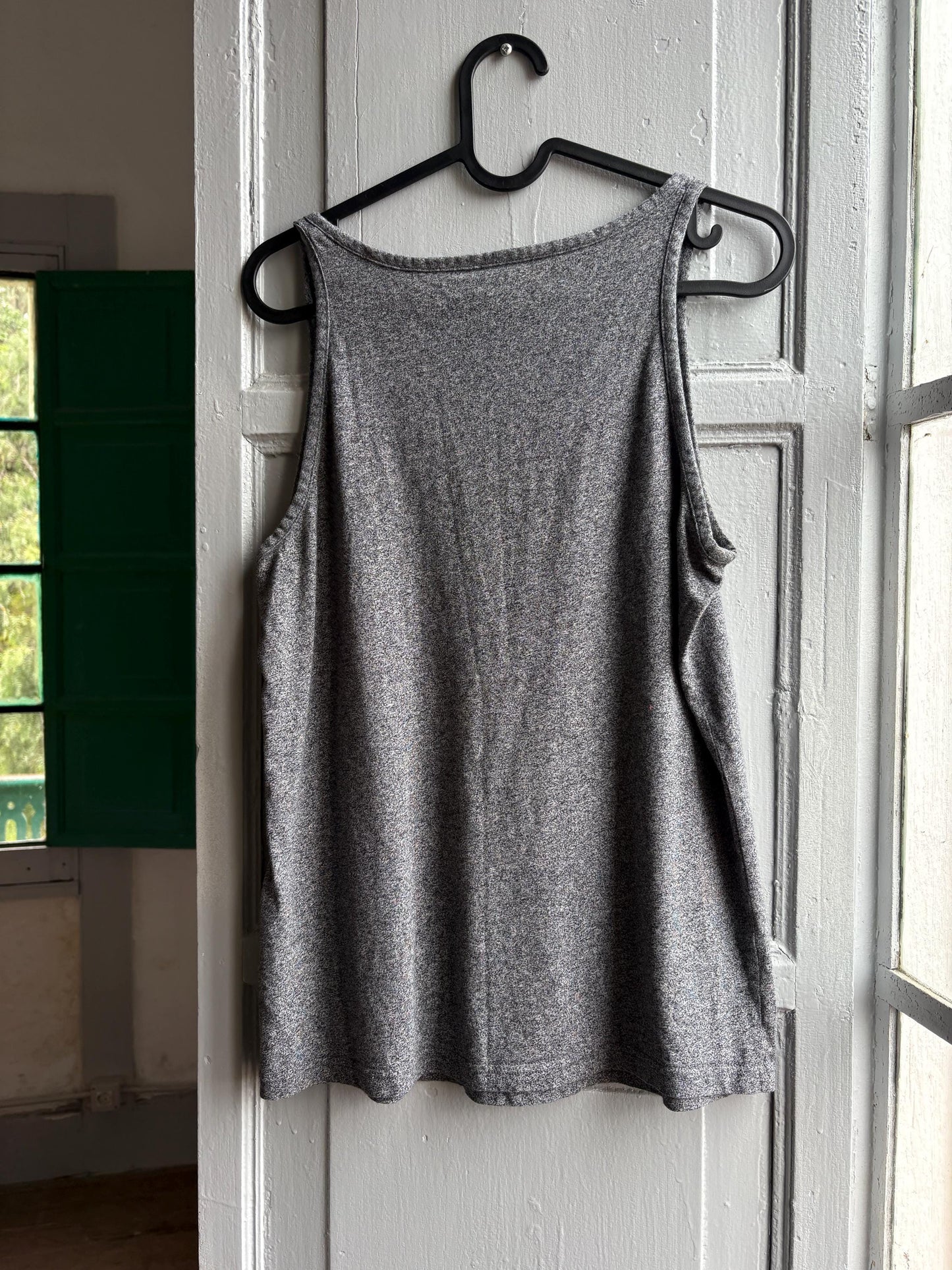Adidas Neo Grey Cotton Tank Top — additional view 9