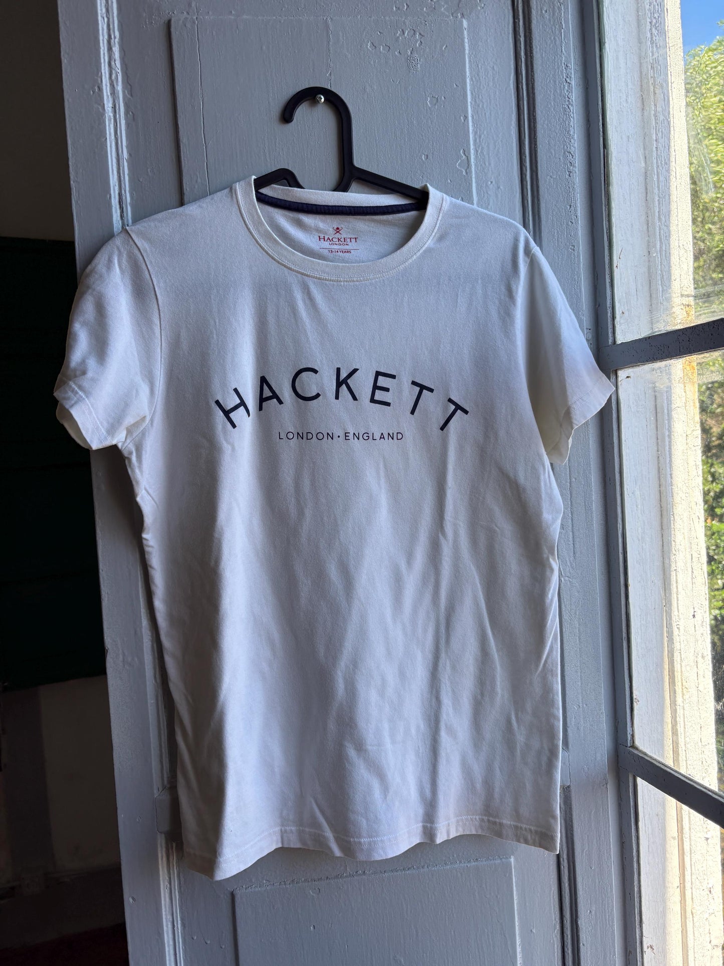 Hackett White Cotton T-Shirt For Boys — additional view 6