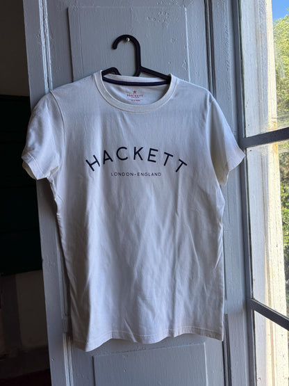 Hackett White Cotton T-Shirt For Boys — additional view 6
