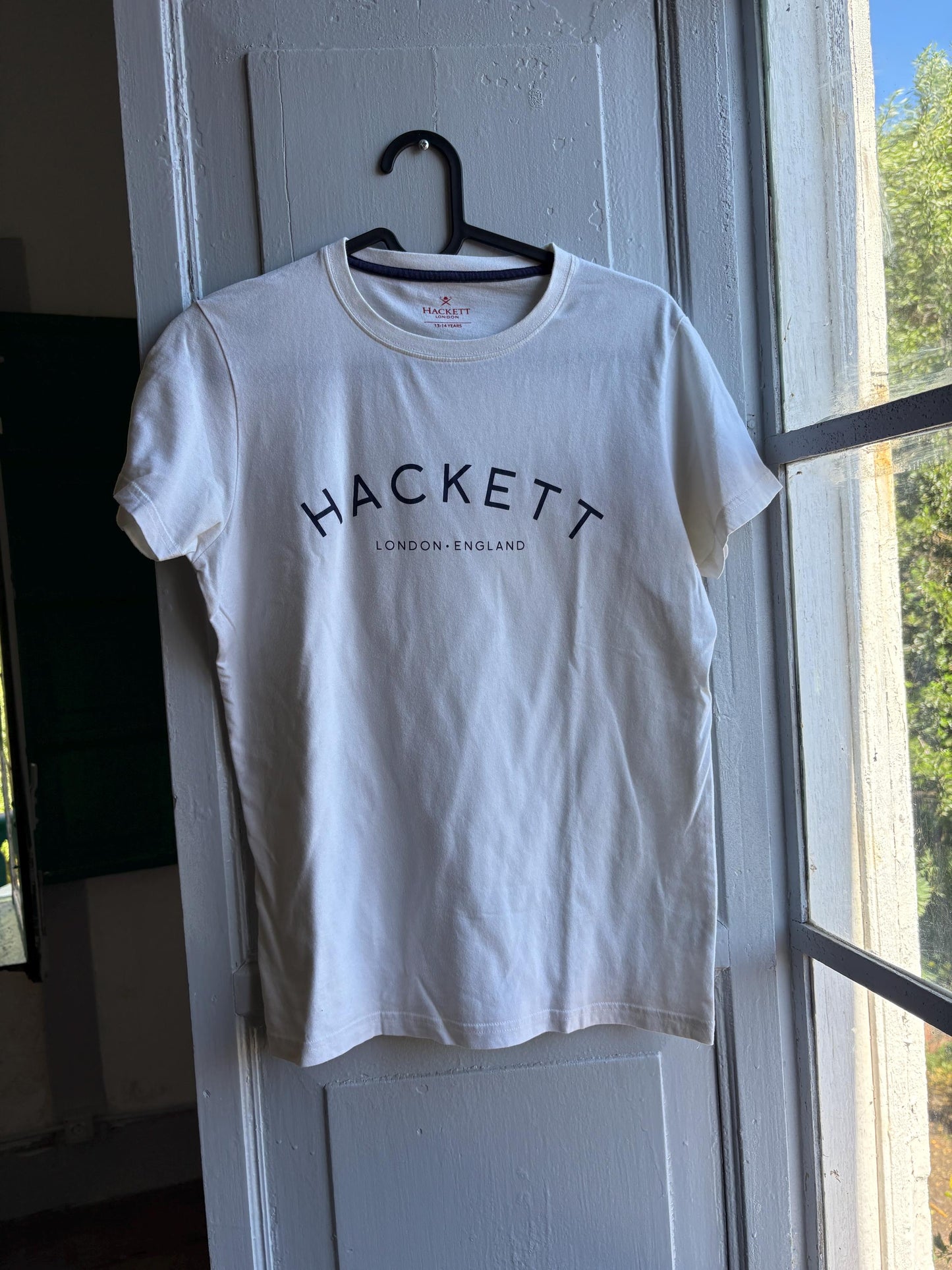 Hackett White Cotton T-Shirt For Boys — additional view 11