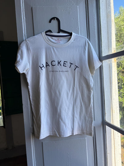 Hackett White Cotton T-Shirt For Boys — additional view 11