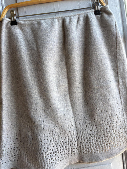 Grey Pure Wool Women's Skirt — additional view 12