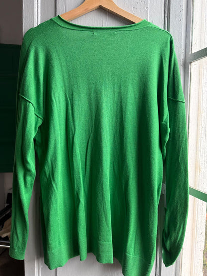 Lauren Ralph Lauren Green V-Neck Shirt — additional view 8