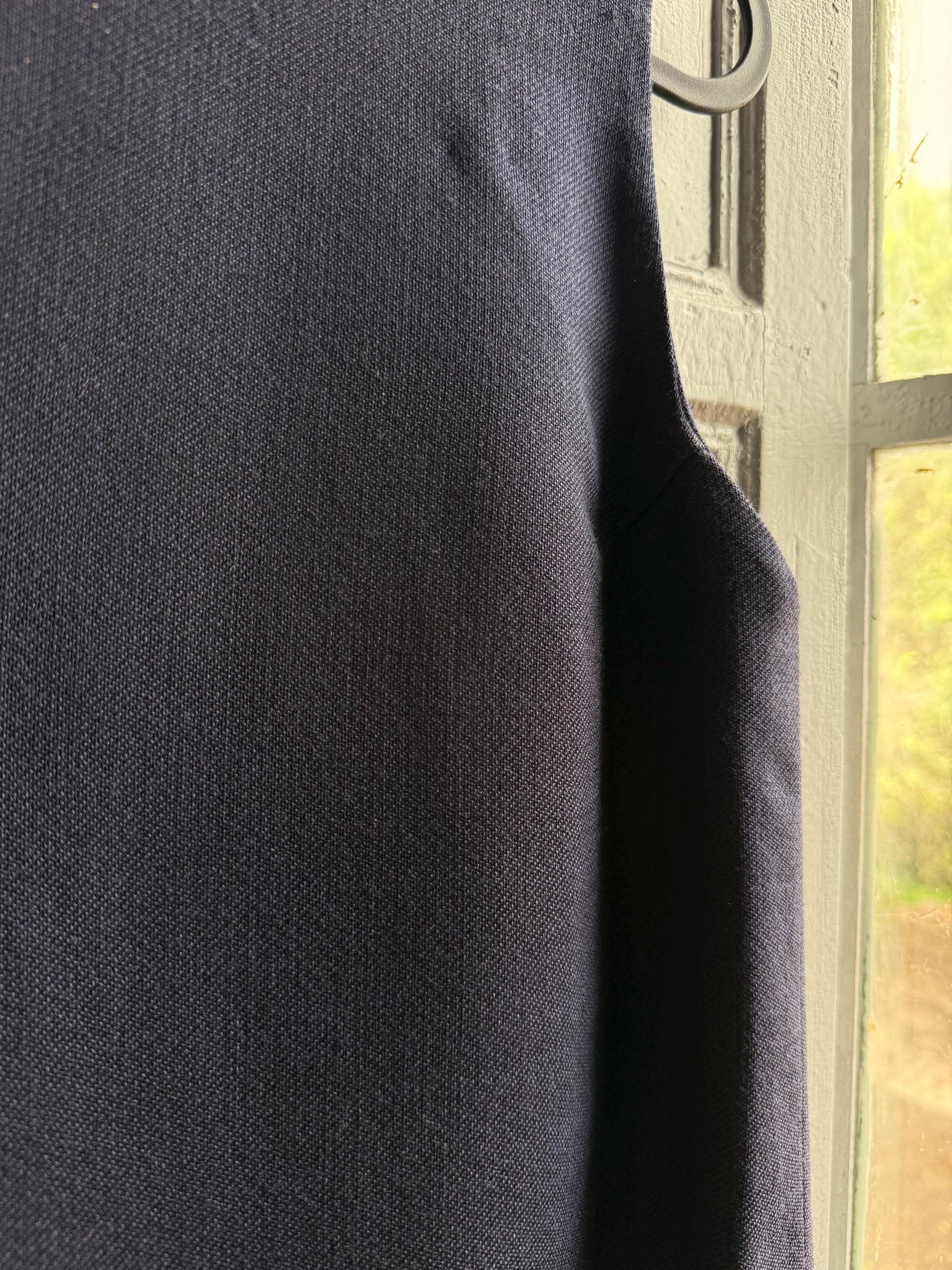 Navy Pure Wool A-Line Dress — additional view 5