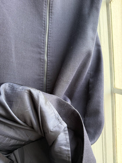 Navy Pure Wool A-Line Dress — additional view 15