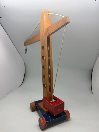 Montessori Wooden Crane Pull Toy — additional view 5