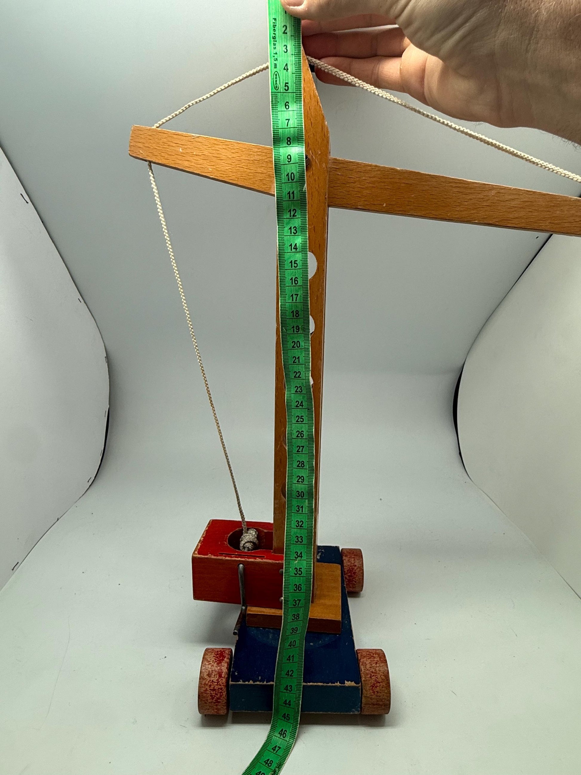 Montessori Wooden Crane Pull Toy — additional view 8