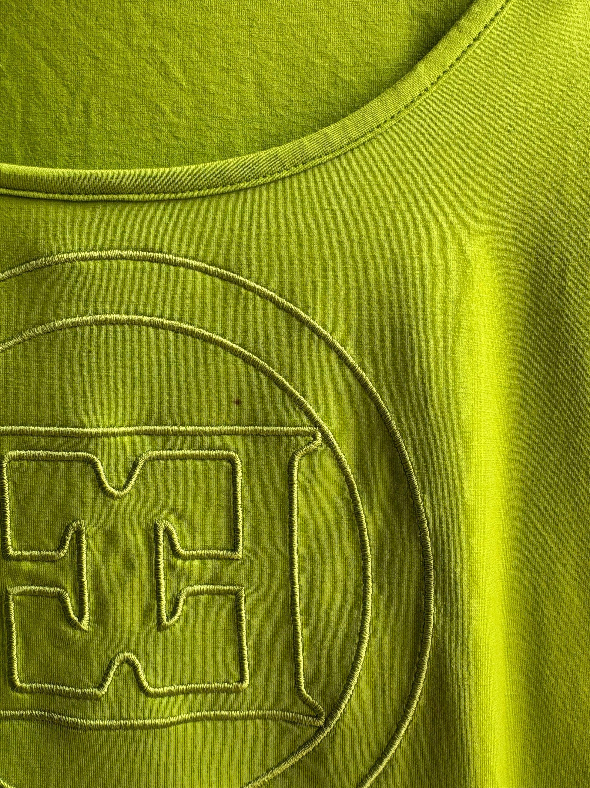 Vintage Escada Green Scoop Neck Tee — additional view 10