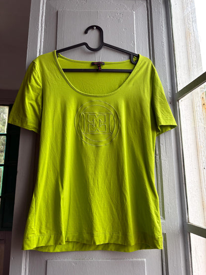 Vintage Escada Green Scoop Neck Tee — additional view 12