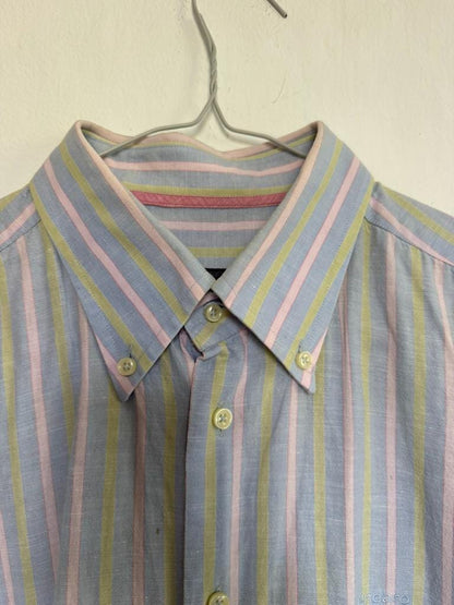 Ungaro White Cotton Short Sleeve Shirt — additional view 9