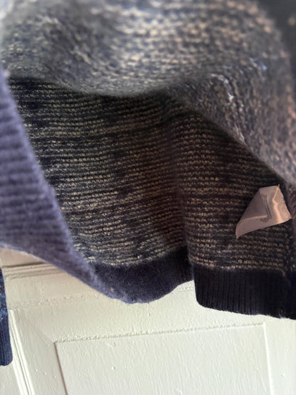 Vintage Gant Blue Checkered Wool Jumper — additional view 7