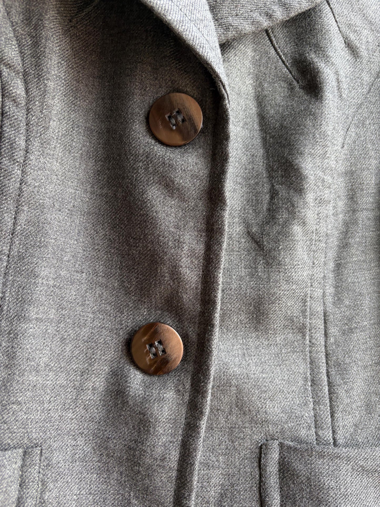 Tailored Grey Wool Blazer — additional view 14