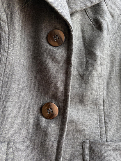 Tailored Grey Wool Blazer — additional view 14