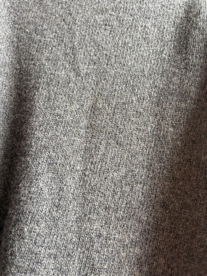 Dark Grey Wool Sweater With Ribbed Cuffs — additional view 10